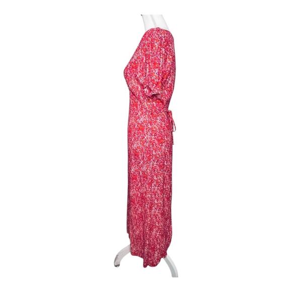 purple summer midi dress Paneros Clothing Aurora Midi Dress XS / Paisley Garden